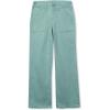 Lands’ End Girls Woven Pull On Utility Cargo Pants(Oil Blue)