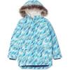 Lands’ End Kids Expedition Waterproof Winter Down Parka(Aqua Splash Brush)