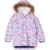 Lands’ End Kids Expedition Waterproof Winter Down Parka(Pink Cotton Candy Splash)