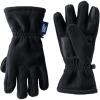 Lands’ End Kids Fleece Gloves(Black)