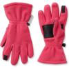Lands’ End Kids Fleece Gloves(Raspberry Sorbet)