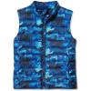 Lands’ End Kids Insulated Down Alternative ThermoPlume Vest(Blue Camo)