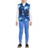 Lands’ End Kids Insulated Down Alternative ThermoPlume Vest(Blue Galaxy Space)
