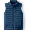 Lands’ End Kids Insulated Down Alternative ThermoPlume Vest(Navy)