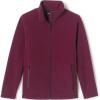 Lands’ End Kids Mid-weight Fleece Jacket(Burgundy)