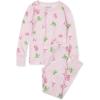 Lands’ End Kids Pattern Snug Fit Pajama Set(Fairytale/Pink Almond)