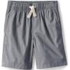 Lands’ End Kids Pull On Chambray Elastic Waist Shorts(Cadet Gray)