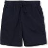 Lands’ End Kids Pull On Chambray Elastic Waist Shorts(Classic Navy)