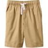 Lands’ End Kids Pull On Chambray Elastic Waist Shorts(Gold Yellow)