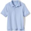 Lands’ End Kids School Uniform Polo – 100% Cotton Comfort That Lasts All Year, Easy-Care, Short Sleeve(Blue)