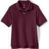Lands’ End Kids School Uniform Polo – 100% Cotton Comfort That Lasts All Year, Easy-Care, Short Sleeve(Burgundy)