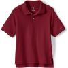 Lands’ End Kids School Uniform Polo – 100% Cotton Comfort That Lasts All Year, Easy-Care, Short Sleeve(Garnet)