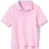 Lands’ End Kids School Uniform Polo – 100% Cotton Comfort That Lasts All Year, Easy-Care, Short Sleeve(Ice Pink)
