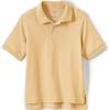 Lands’ End Kids School Uniform Polo – 100% Cotton Comfort That Lasts All Year, Easy-Care, Short Sleeve(Maize)