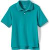 Lands’ End Kids School Uniform Polo – 100% Cotton Comfort That Lasts All Year, Easy-Care, Short Sleeve(Teal Breeze)
