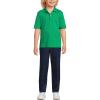 Lands’ End Kids School Uniform Polo – 100% Cotton Comfort That Lasts All Year, Easy-Care, Short Sleeve(Vibrant Clover)