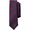 Lands’ End Kids Stripe To Be Tied Tie(Classic Navy/Dark Crimson)