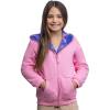 Lands’ End Kids Ultra Soft Sherpa Full Zip Hoodie Sweatshirt (XS-L)(Whisper Pink)