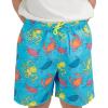 Lands’ End Little Boys’ Swimwear UPF 50 Mesh Liner Swim Trunks (XXS-S)(Malibu Blue)