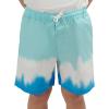 Lands’ End Little Boys’ Swimwear UPF 50 Mesh Liner Swim Trunks (XXS-S)(White)