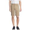 Lands’ End Men’s 11″ Traditional Fit Comfort First Stretch Chino Shorts(Khaki)