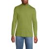 Lands’ End Men’s American-Grown Supima Cotton Mock Turtleneck Shirt(Winter Pear)