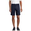 Lands’ End Men’s Comfort Waist 9″ No Iron Chino Shorts(Radiant Navy)