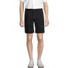 Lands’ End Men’s Comfort Waist Pleated 9″ No Iron Chino Shorts(Black)
