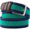 Lands’ End Men’s Elastic Braid Belt(Glade Green Stripe)