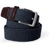 Lands’ End Men’s Elastic Braid Belt(Radiant Navy)