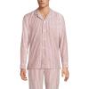 Lands’ End Men’s Essential Pajama Shirt(Bourbon Stripe)