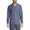 Lands’ End Men’s Essential Pajama Shirt(Medium Indigo Chambray)