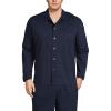 Lands’ End Men’s Essential Pajama Shirt(Radiant Navy)