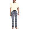 Lands’ End Men’s Knit Jersey Pajama Sleep Set(Deep Sea Deer Fairisle)
