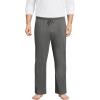 Lands’ End Men’s Knit Jersey Sleep Pants(Charcoal Heather)