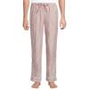 Lands’ End Men’s Poplin Pajama Pants(Bourbon Stripe)