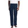 Lands’ End Men’s Poplin Pajama Pants(Holiday Trees/Navy/Green)