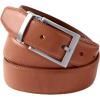 Lands’ End Men’s Reversible Belt(Cognac/Dark Brown)