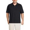Lands’ End Men’s Short Sleeve Comfort-First Mesh Polo Shirt(Black)
