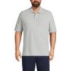 Lands’ End Men’s Short Sleeve Comfort-First Mesh Polo Shirt(Gray Heather)