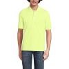 Lands’ End Men’s Short Sleeve Comfort-First Mesh Polo Shirt(Soft Limoncello Yellow)
