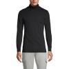 Lands’ End Men’s Super-T Cotton-Blend Turtleneck Shirt(Black)