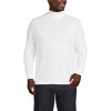 Lands’ End Men’s Super-T Cotton-Blend Turtleneck Shirt(White)