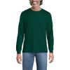 Lands’ End Men’s Super-T Long Sleeve T-Shirt with Pocket(Pine Valley)