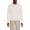 Lands’ End Men’s Textural Slub Hoodie Sweater(Ivory)