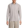 Lands’ End Men’s Traditional Fit Comfort-First Sail Rigger Oxford Shirt(Khaki)