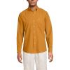 Lands’ End Men’s Traditional Fit Comfort-First Sail Rigger Oxford Shirt(Vintage Amber)