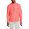 Lands’ End Men’s Traditional Fit Essential Lightweight Poplin Shirt(Sea Coral)