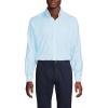 Lands’ End Men’s Traditional Fit Solid No Iron American-Grown Supima Oxford Dress Shirt(Light Blue Sky Classic Stripe)