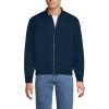 Lands’ End Men’s WanderFree Insulated Bomber Jacket(Radiant Navy)